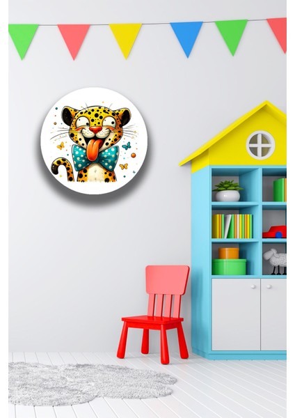 Çocuk Odası Ahşap Tablo Modelleri, Renkli, Sevimli, Hayvanlar Duvar Süsü, Ev Dekorasyonu