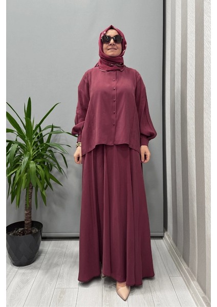 Olbis Etek Mürdüm 25SS516