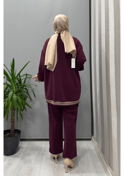 Asimetrik Kesim Takım Mürdüm 25YGSTKM4851 fırsatları