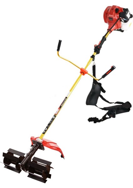 Alman Raider Model Benzinli Yan Tırpan Ot Çalı Biçme Toprak Çapalama Makinesi 2 Çapa Başlıklı modelleri