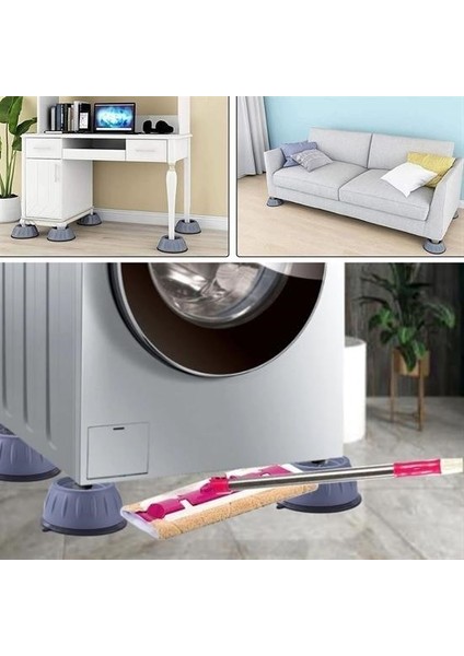Buffer® Çamaşır Makinesi Sarsıntı Titreşim Ses Önleyici Kaydırmaz Ayak 4lü Set modelleri