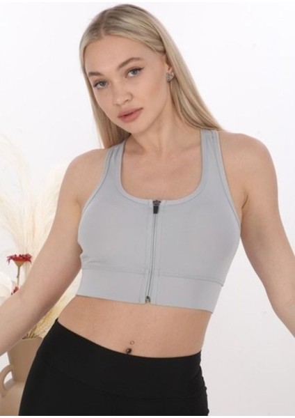 3 Lü Form Angel Kadın Geniş Akılı Fermuarlı Crop Büstiyer modelleri