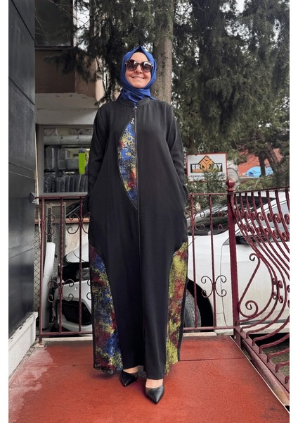 Etnik Desenli Kap Siyah 404926