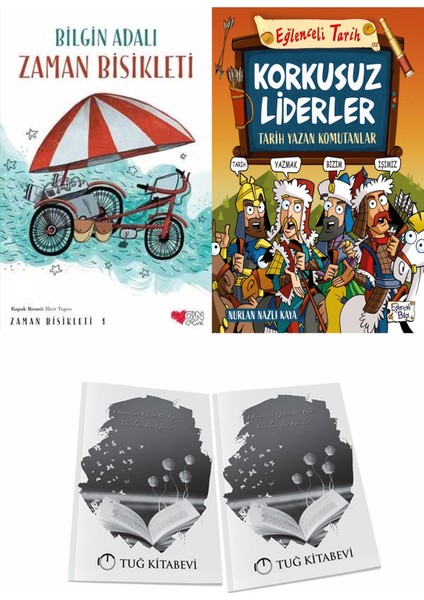 Zaman Bisikleti 1 ve Korkusuz Liderler Tarih Yazan Komutanlar + Hediyeli