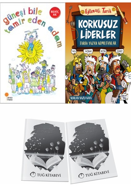 Güneşi Bile Tamir Eden Adam ve Korkusuz Liderler Tarih Yazan Komutanlar + Hediyeli