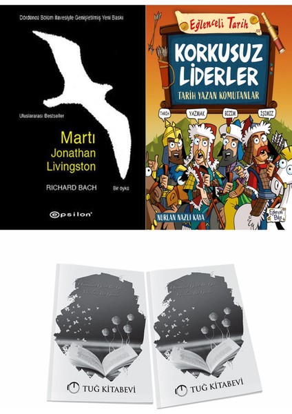 Martı Jonathan Livingston ve Korkusuz Liderler Tarih Yazan Komutanlar + Hediyeli