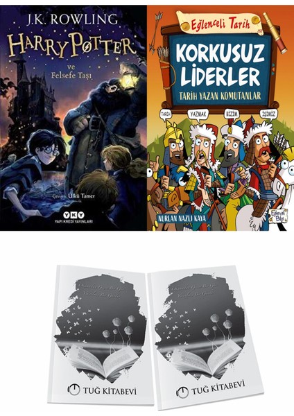 Harry Potter ve Felsefe Taşı ve Korkusuz Liderler Tarih Yazan Komutanlar + Hediyeli