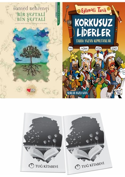 Bir Şeftali Bin Şeftali ve Korkusuz Liderler Tarih Yazan Komutanlar + Hediyeli