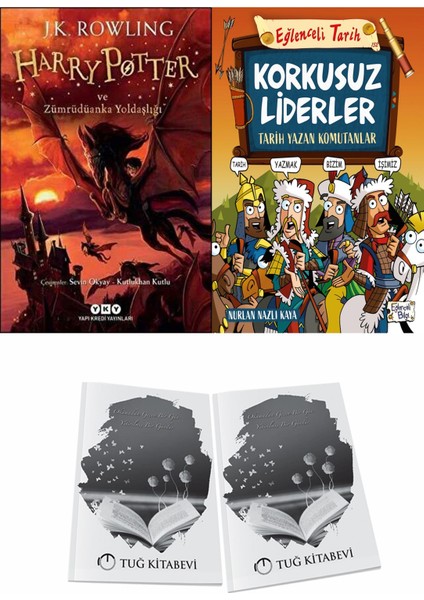Harry Potter ve Zümrüdüanka Yoldaşlığı ve Korkusuz Liderler Tarih Yazan Komutanlar + Hediyeli