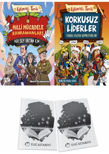 Milli Mücadele Kahramanları Her Şey Vatan Için ve Korkusuz Liderler Tarih Yazan Komutanlar + Hediyeli
