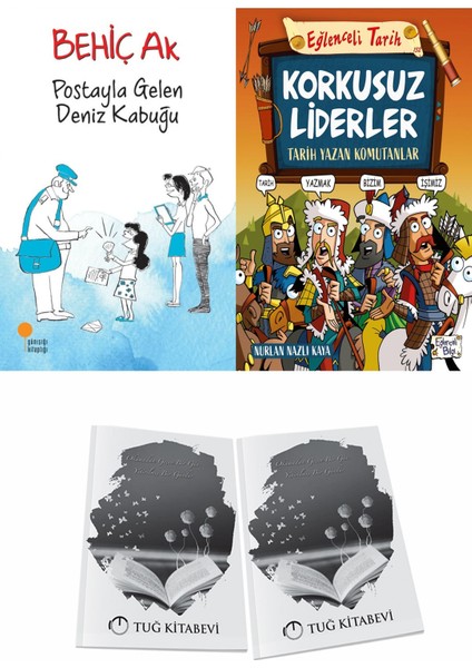 Postayla Gelen Deniz Kabuğu ve Korkusuz Liderler Tarih Yazan Komutanlar + Hediyeli