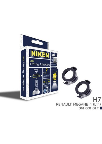LED Far Montaj Adaptörü H7 Renault Megane Iv Dpmah