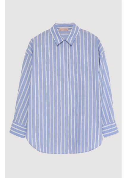 Oversize Kadın Gömlek GML00477 Mavi fiyatları