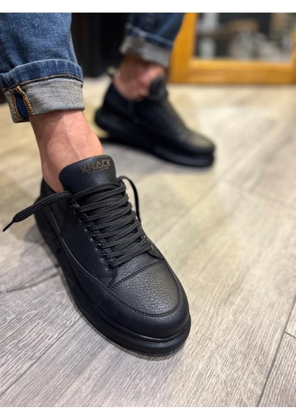 J814 Bağcıklı Ortopedik Taban Erkek Günlük Sneaker Spor Ayakkabı St Siyah fırsatları