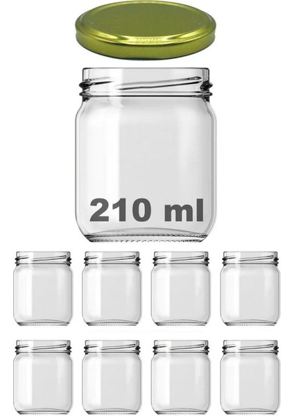 8 Adet 210 ml Metal Konserve Kapaklı Mama Yoğurt Saklama 210 cc Şeffaf Cam Kavanoz fiyatları