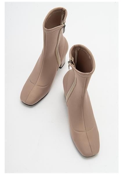 Kadın Lr Fermuarlı Vizon Strech Bot modelleri