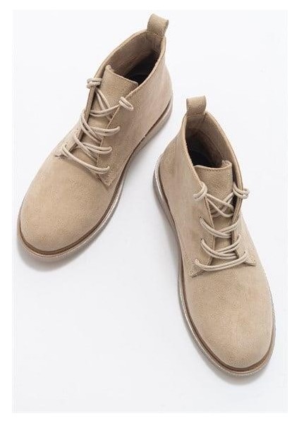 Kadın Mss Bej Süet Bot