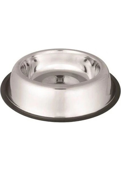 Gri Çelik Mama Kabı, 8 Oz, Kediler ve Köpekler Için Sağlam ve Şık Tasarım