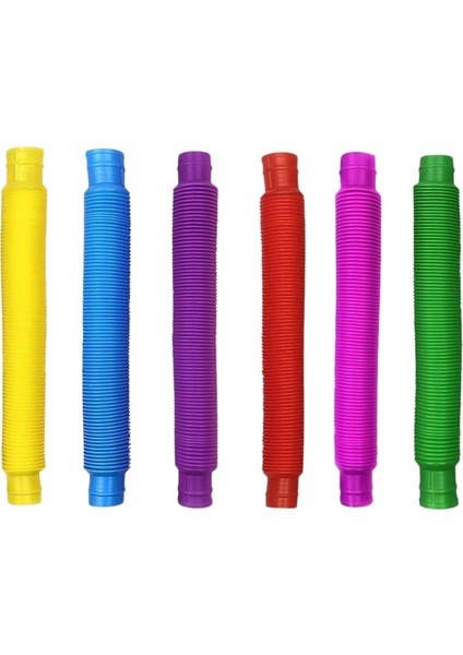 Pop Tubes Renkli Uzayan Plastik Hortum Bükülebilir Aktivite Borusu’ Duyusal Algısal Motor Gelişim fiyatları