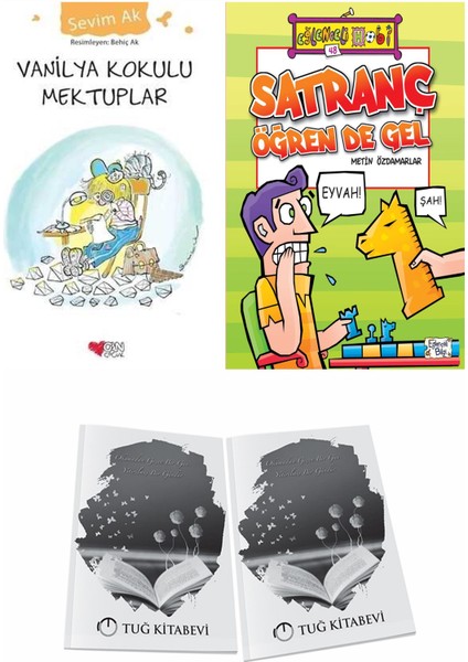 Vanilya Kokulu Mektuplar ve Satranç Öğren De Gel + Hediyeli