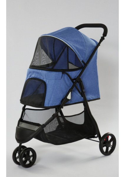 Evcil Hayvan Arabası Lacivert 74.5*52.2*98CM Max 15KG Sptgl fiyatları