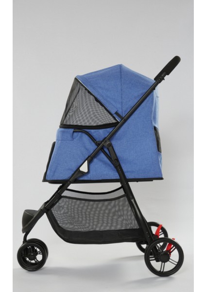 Evcil Hayvan Arabası Lacivert 74.5*52.2*98CM Max 15KG Sptgl modelleri