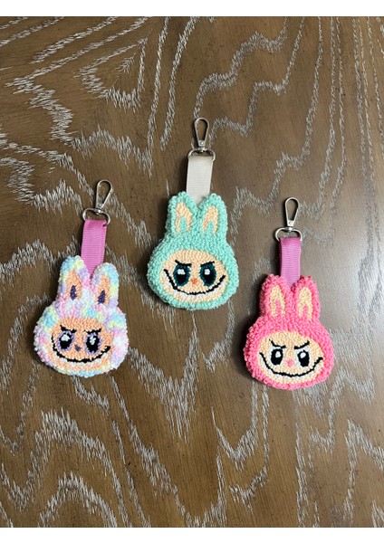 Labubu Punch Anahtarlık ve Çanta Süsü Yeşil