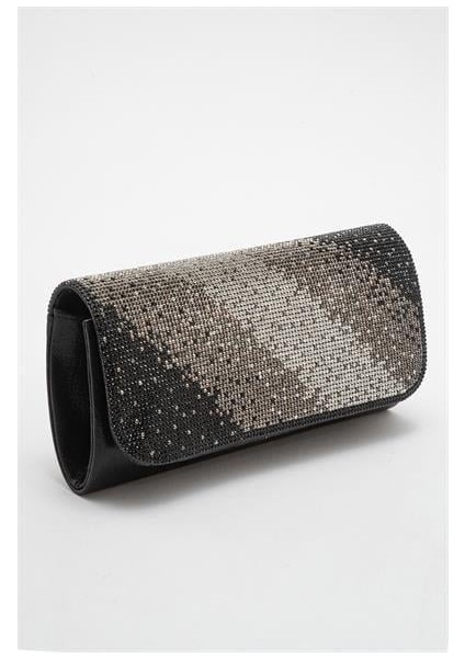 Kadın Blaj Siyah Dikdörtgen Taşlı Çanta fiyatları