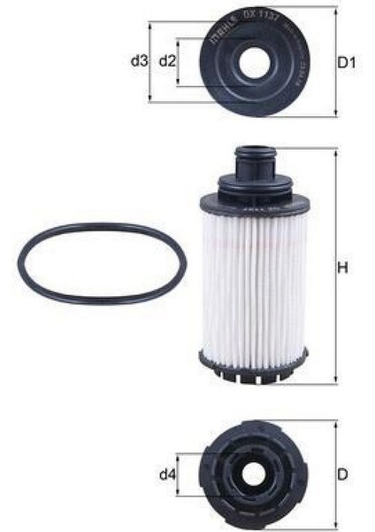 Yağ Filtresi Antara-Insignia A-B-Zafira C 2.0 Dth B20DTH-D20DTH-DTR Dpmah