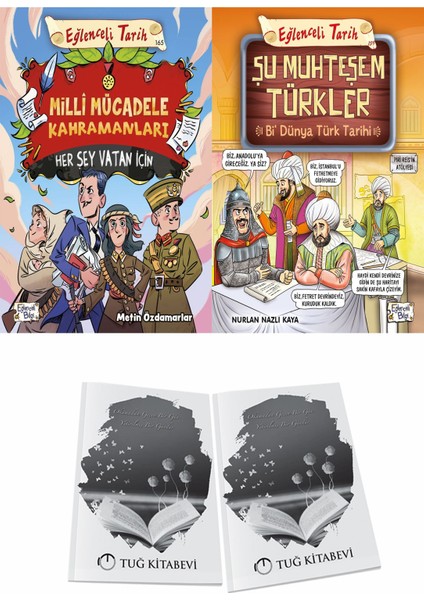 Milli Mücadele Kahramanları Her Şey Vatan Için ve Şu Muhteşem Türkler Bi Dünya Türk Tarihi + Hediyeli