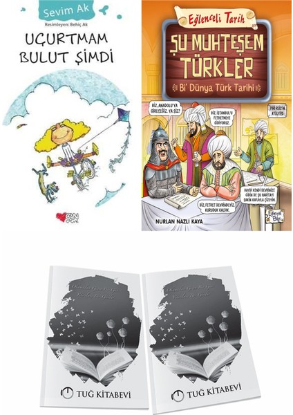 Uçurtmam Bulut Şimdi ve Şu Muhteşem Türkler Bi Dünya Türk Tarihi + Hediyeli