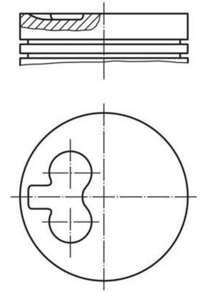 Motor Piston Segman 0.50 PARTNER-BERLINGO-P205-P306-P405-EXPERT-J5-XSARA 1.9 Xud9 83.50 Çap Dpmah
