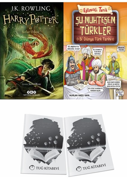 Harry Potter ve Sırlar Odası ve Şu Muhteşem Türkler Bi Dünya Türk Tarihi + Hediyeli