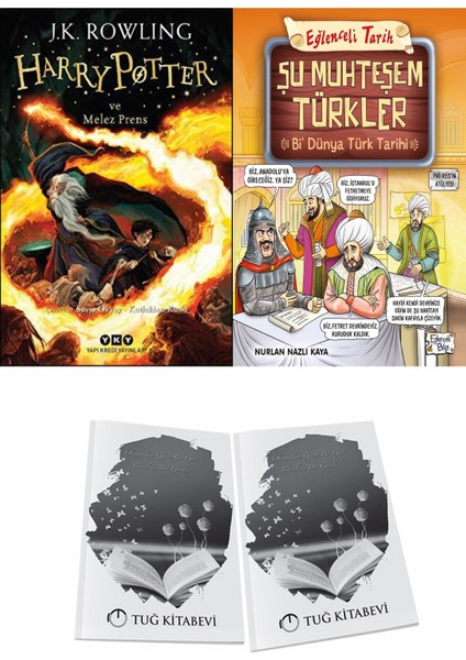 Harry Potter ve Melez Prens ve Şu Muhteşem Türkler Bi Dünya Türk Tarihi + Hediyeli