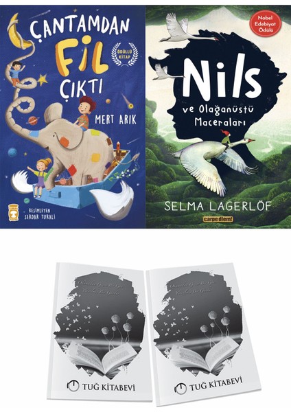 Çantamdan Fil Çıktı ve Nils ve Olağanüstü Maceraları + Hediyeli