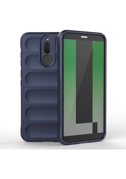Huawei Mate 10 Lite Kılıf Optimum Silikon - Lacivert Dpmah
