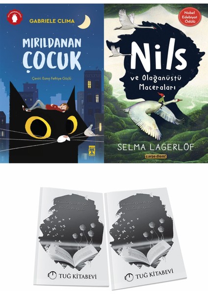 Mırıldanan Çocuk ve Nils ve Olağanüstü Maceraları + Hediyeli