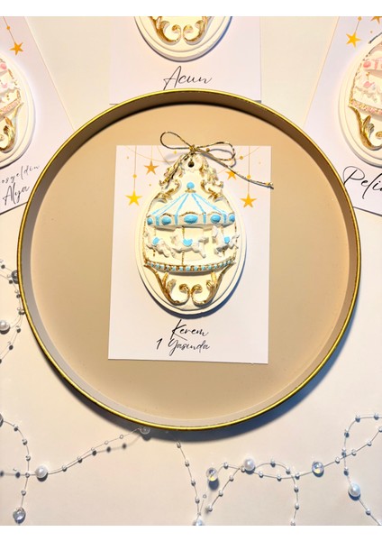 15 Adet Atlı Karınca Taş Tozu Magnet Kişiye Özel Hediyelik, Hoşgeldin Bebek,mevlüt,baby Shower,sünnet modelleri