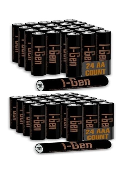 A175 Ultra Alkalin 24'lü Paket LR03 1.5V Aaa Ince Kalem Pil + 24'lü Paket Lr6 1.5V Aa Kalem Pil modelleri