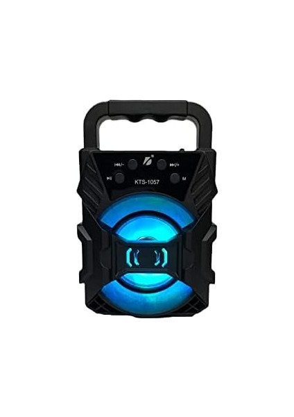 Bluetooth Hoparlör LED Işıklı Fm Radyo Kablosuz Hoparlör USB Flash-Hafıza Kart Giriş Ses Bombası 1057, Teknosepetim fiyatları