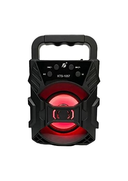 Bluetooth Hoparlör LED Işıklı Fm Radyo Kablosuz Hoparlör USB Flash-Hafıza Kart Giriş Ses Bombası 1057, Teknosepetim modelleri
