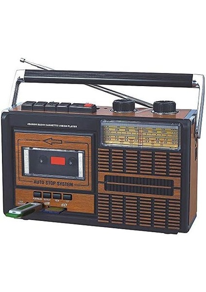 Yeni Nesil Radyo USB Sd Fm Bluetooth Kaset Çalar Müzik Kutusu Retro El Tutamaçlı Taşınabilir modelleri