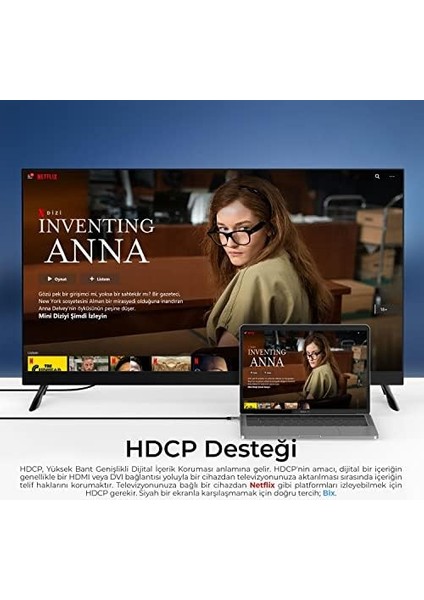 BX02HB USB C'den 4K@30Hz HDMI Multimedya Kablo (1.8 Metre) modelleri