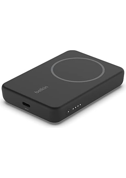 5000MAH Manyetik Kablosuz Güç Bankası, Magsafe Uyumlu Taşınabilir Power Bank, 7.5W Çıkış ve 10W Girişli Batarya, Standlı, iPhone 15, 14, 13, 12 ile Uyumlu - Siyah fiyatları
