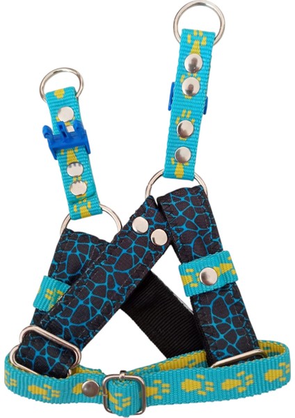 Köpek göğüs tasması minik ırk gezdirme kayışlı set göğüs ölçüsü:25-35cm ayarlamalı gezdirme kayışı:120cm dog harness TB3-9 modelleri