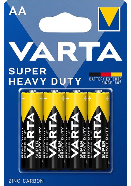 Superlife 4 Aa Çinko Karbon Pil