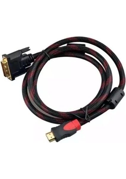Yüksek Çözünürlüklü HDMI To DVI Dönüştürücü Kablo - 24+1 Pin Bağlantı 1.5 Metre modelleri