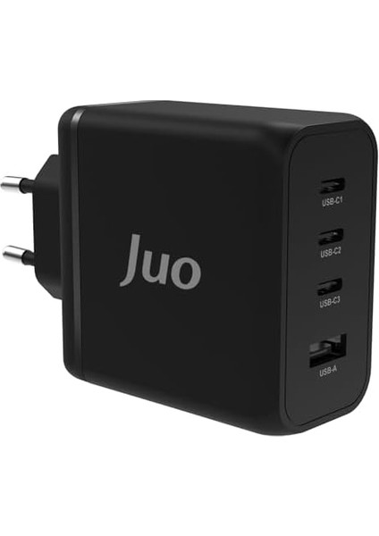 100W 4 Portlu Usb-C + Usb-A Gan Şarj Aleti iPhone & Macbook & Notebook Type-C Hızlı Şarj Cihazı modelleri