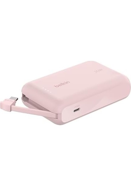 Boostcharge Power Bank, Entegre Kablolu Taşınabilir Şarj Cihazı 10K Pd 20W - Usb-C Güç Dağıtımı, iPhone Power Bank iPhone 16 Serisi, iPad Pro, Galaxy S24 ve Daha Fazlası Için Hızlı Şarj