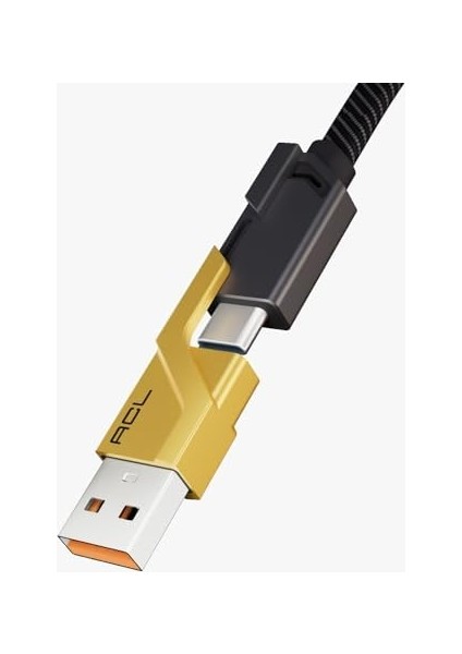 In 1 Usb+C Type C To Lightning Şarj Kablosu, Metal Başlık Sağlam Kopmaz Kablo 100 W Pd Hızlı Şarj Ios Typec USB iphone Samsung